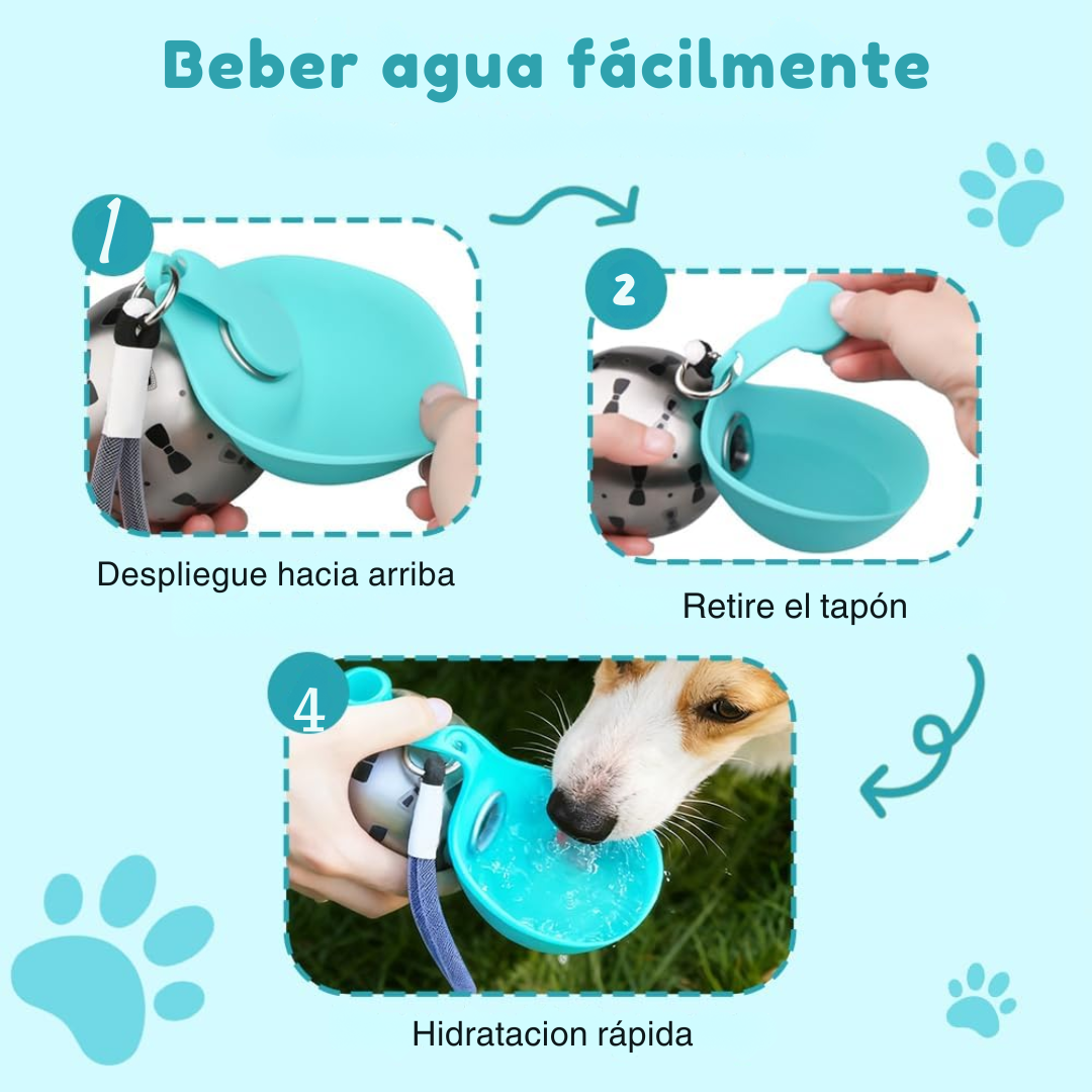 Hidratación Rápida para Mascotas Práctico y Compacto